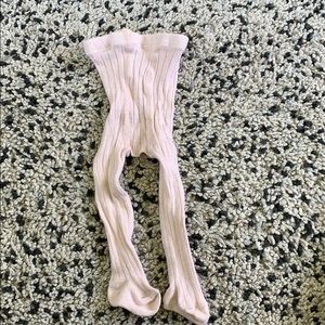 Little stocking co pink baby tights